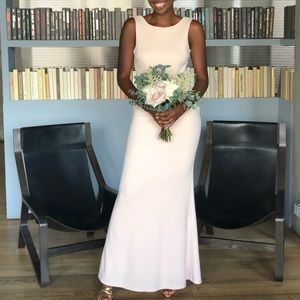 Call My Name Blush Pink Backless Maxi Dress